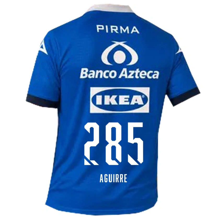 Danxen Damen Juan Aguirre #285 Blau Weiß Auswärtstrikot Trikot 2026/27 T-Shirt