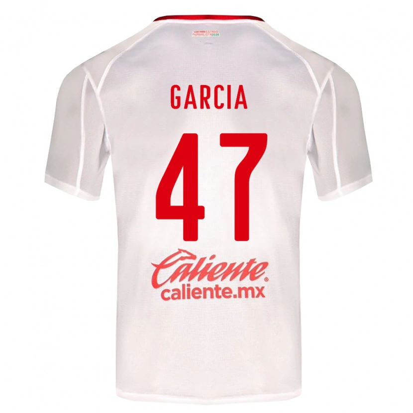 Danxen Damen Gael García #47 Weiß Grün Rot Auswärtstrikot Trikot 2026/27 T-Shirt