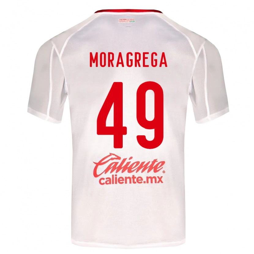 Danxen Damen Vladimir Moragrega #49 Weiß Grün Rot Auswärtstrikot Trikot 2026/27 T-Shirt