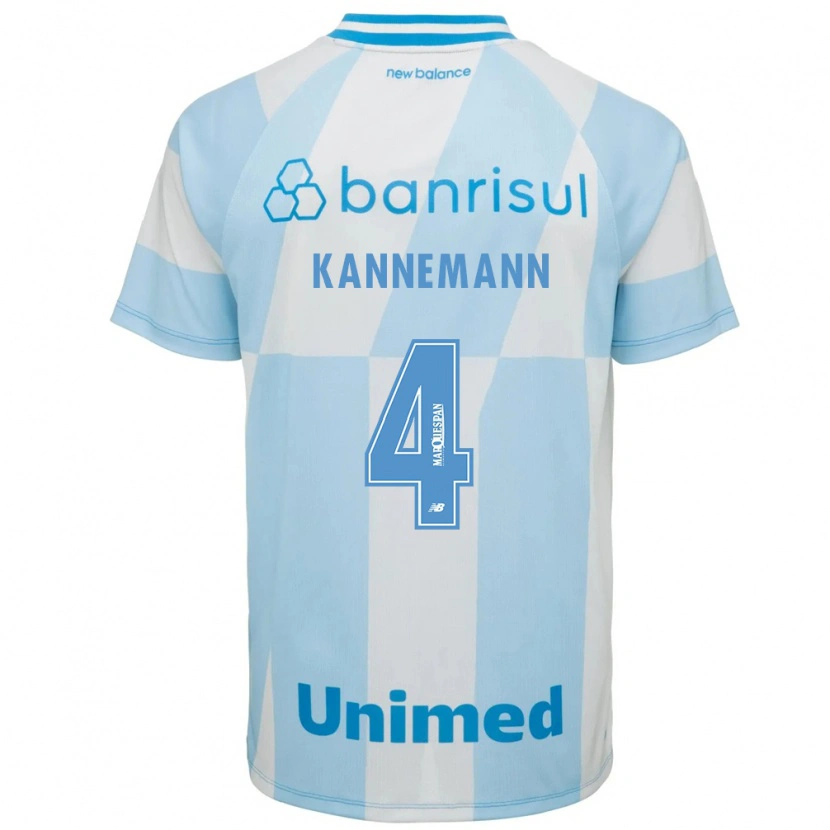 Danxen Damen Walter Kannemann #4 Hellblau Weiß Auswärtstrikot Trikot 2026/27 T-Shirt