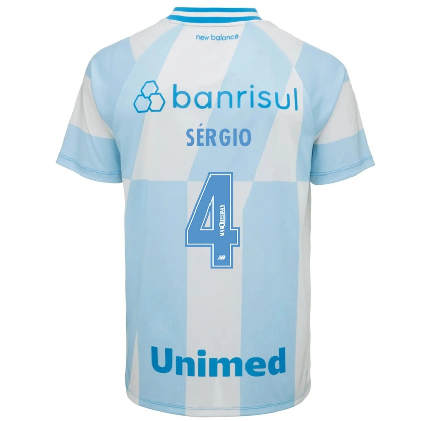 Danxen Damen Mateus Sérgio #4 Hellblau Weiß Auswärtstrikot Trikot 2026/27 T-Shirt