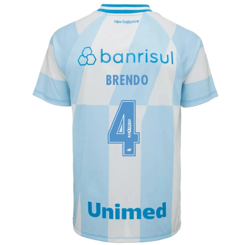 Danxen Damen David Brendo #4 Hellblau Weiß Auswärtstrikot Trikot 2026/27 T-Shirt