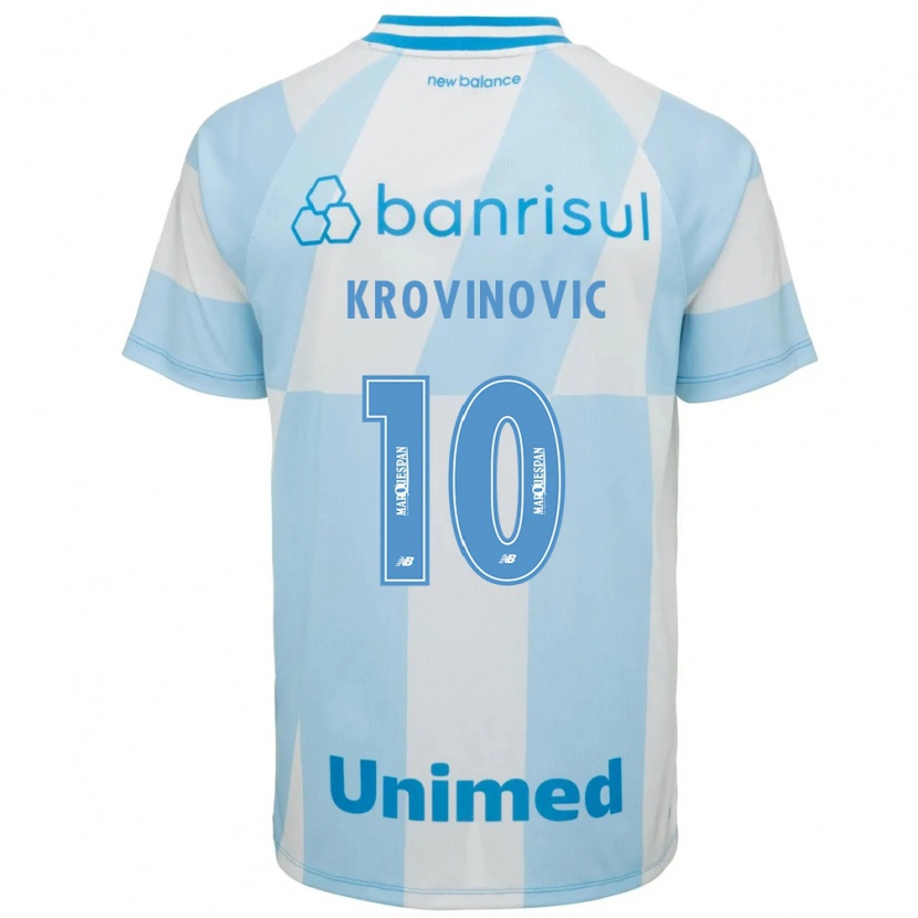 Danxen Damen Filip Krovinovic #10 Hellblau Weiß Auswärtstrikot Trikot 2026/27 T-Shirt