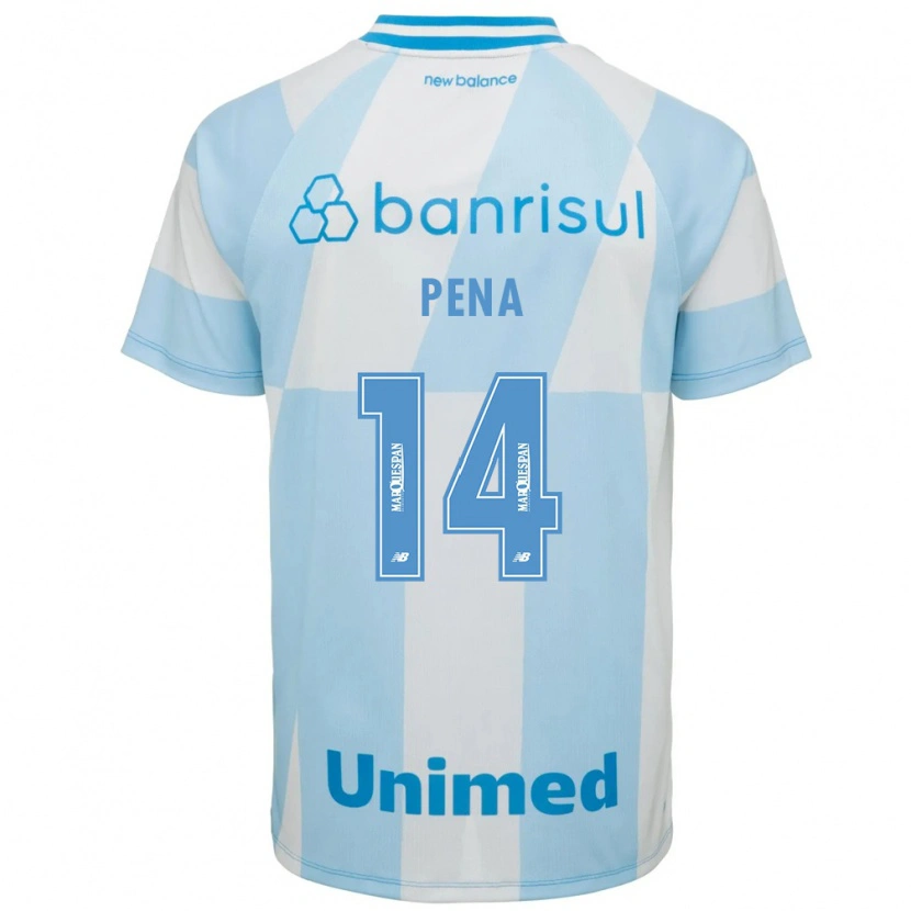 Danxen Damen Jessica Peña #14 Hellblau Weiß Auswärtstrikot Trikot 2026/27 T-Shirt