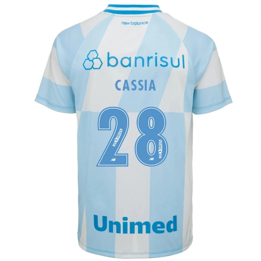 Danxen Damen Cássia #28 Hellblau Weiß Auswärtstrikot Trikot 2026/27 T-Shirt