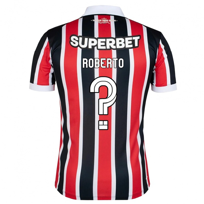 Danxen Damen Roberto #0 Rot Weiß Schwarz Auswärtstrikot Trikot 2026/27 T-Shirt