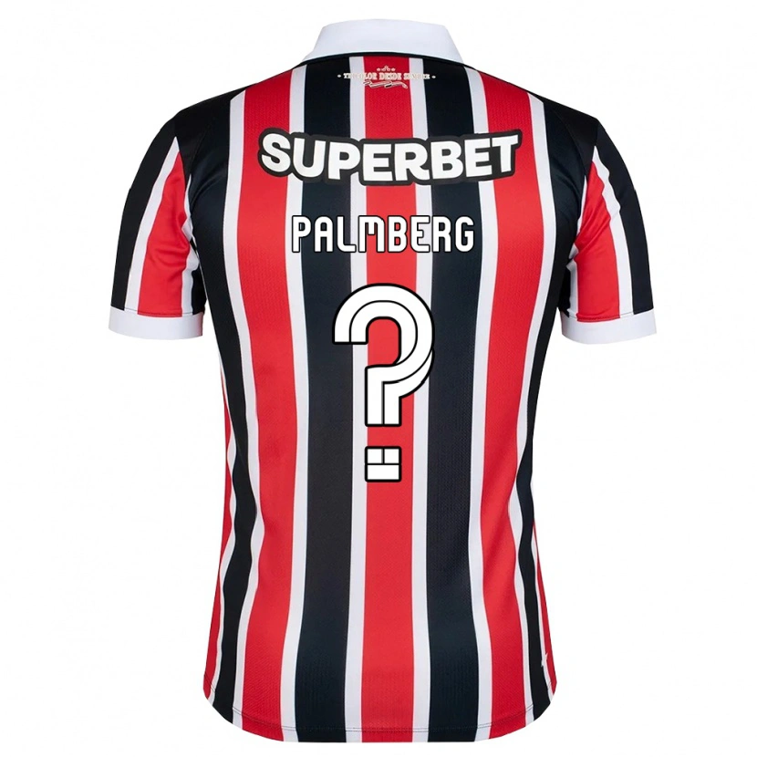 Danxen Damen Palmberg #0 Rot Weiß Schwarz Auswärtstrikot Trikot 2026/27 T-Shirt