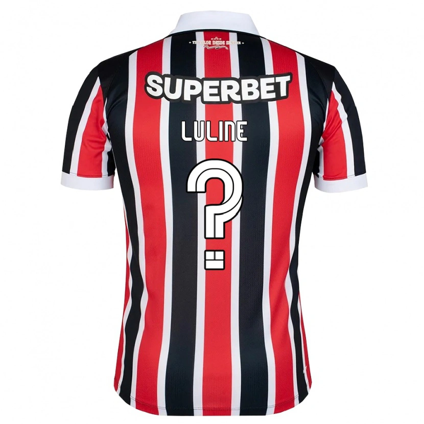 Danxen Damen Jonathan Luline #0 Rot Weiß Schwarz Auswärtstrikot Trikot 2026/27 T-Shirt