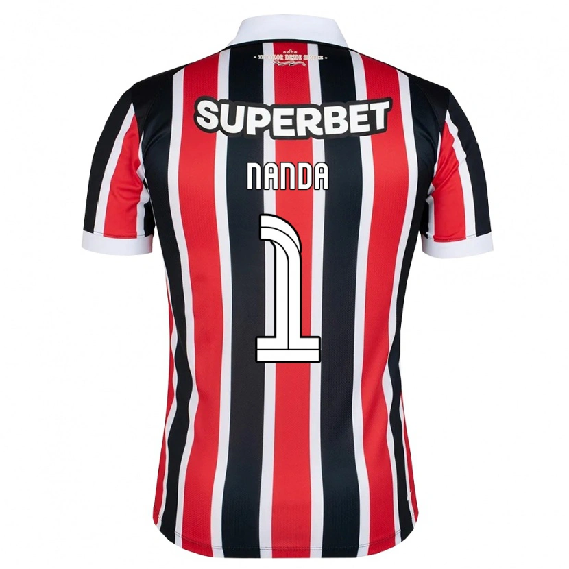 Danxen Damen Nanda #1 Rot Weiß Schwarz Auswärtstrikot Trikot 2026/27 T-Shirt