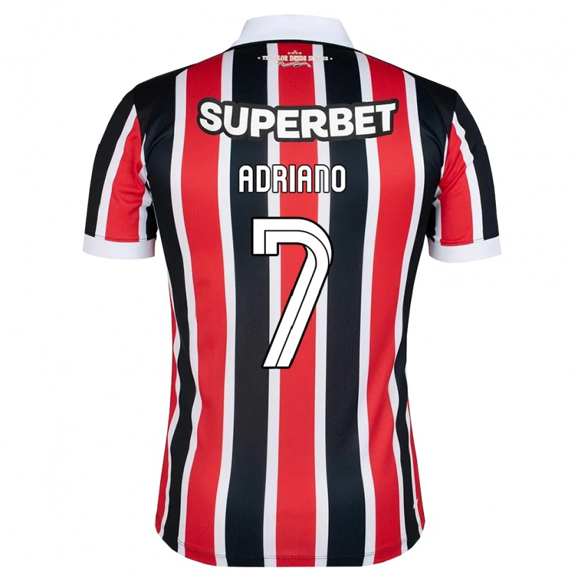 Danxen Damen João Adriano #7 Rot Weiß Schwarz Auswärtstrikot Trikot 2026/27 T-Shirt