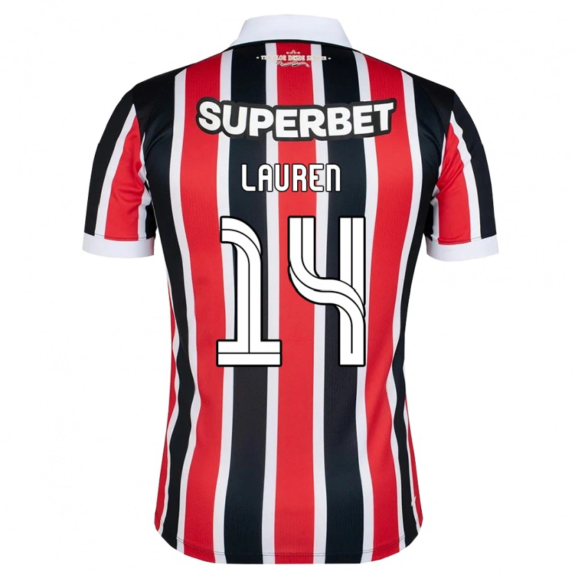 Danxen Damen Lauren #14 Rot Weiß Schwarz Auswärtstrikot Trikot 2026/27 T-Shirt