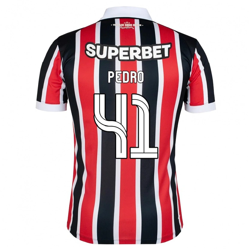 Danxen Damen João Pedro #41 Rot Weiß Schwarz Auswärtstrikot Trikot 2026/27 T-Shirt