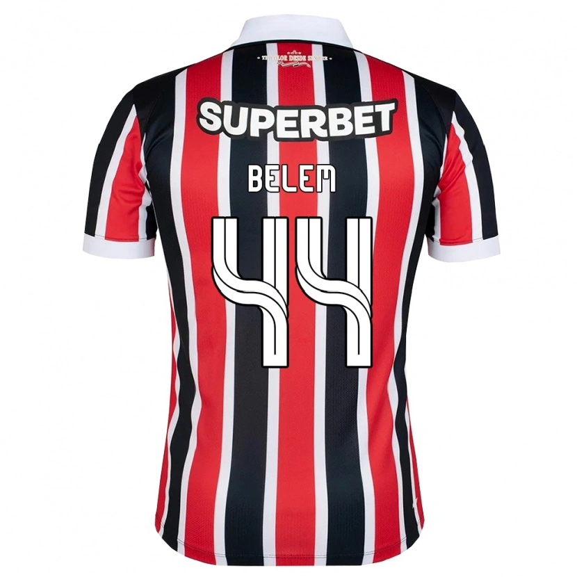 Danxen Damen Matheus Belém #44 Rot Weiß Schwarz Auswärtstrikot Trikot 2026/27 T-Shirt