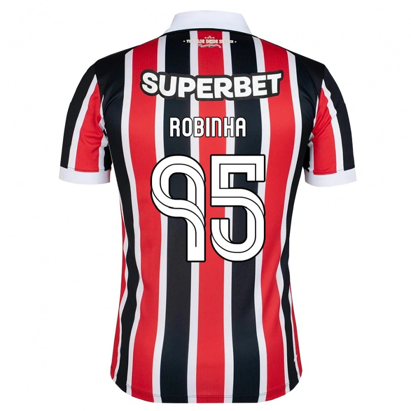 Danxen Damen Robinha #95 Rot Weiß Schwarz Auswärtstrikot Trikot 2026/27 T-Shirt