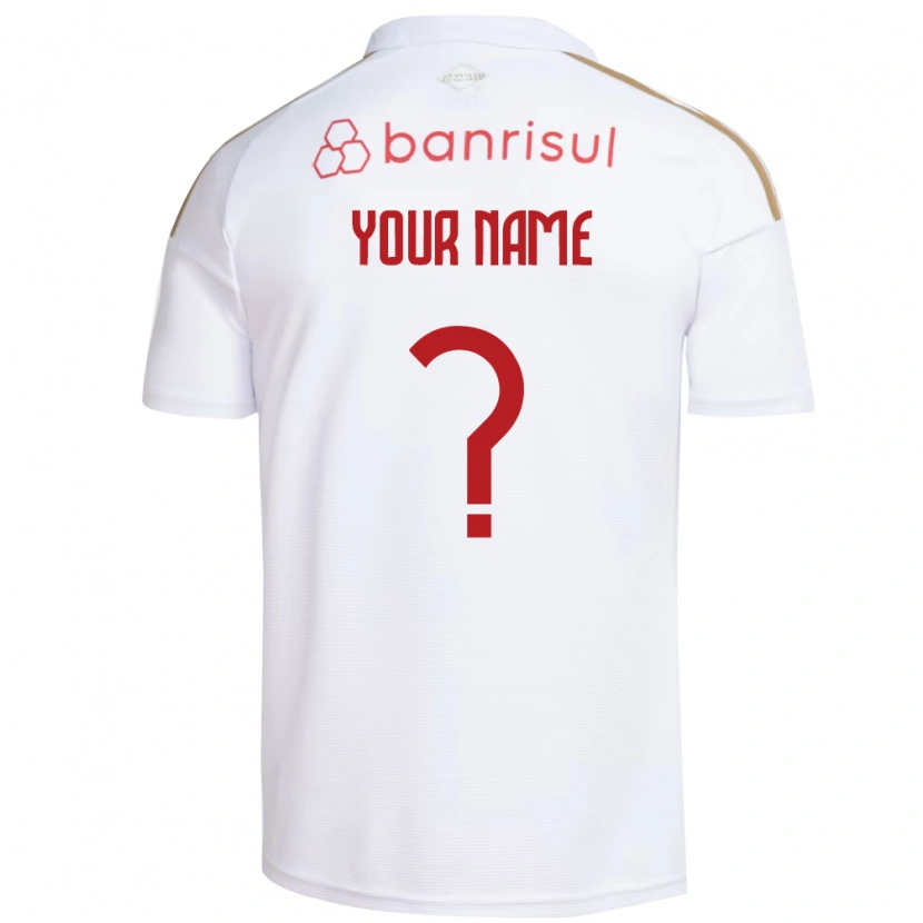 Danxen Damen Ihren Namen #0 Weiß Rot Auswärtstrikot Trikot 2026/27 T-Shirt