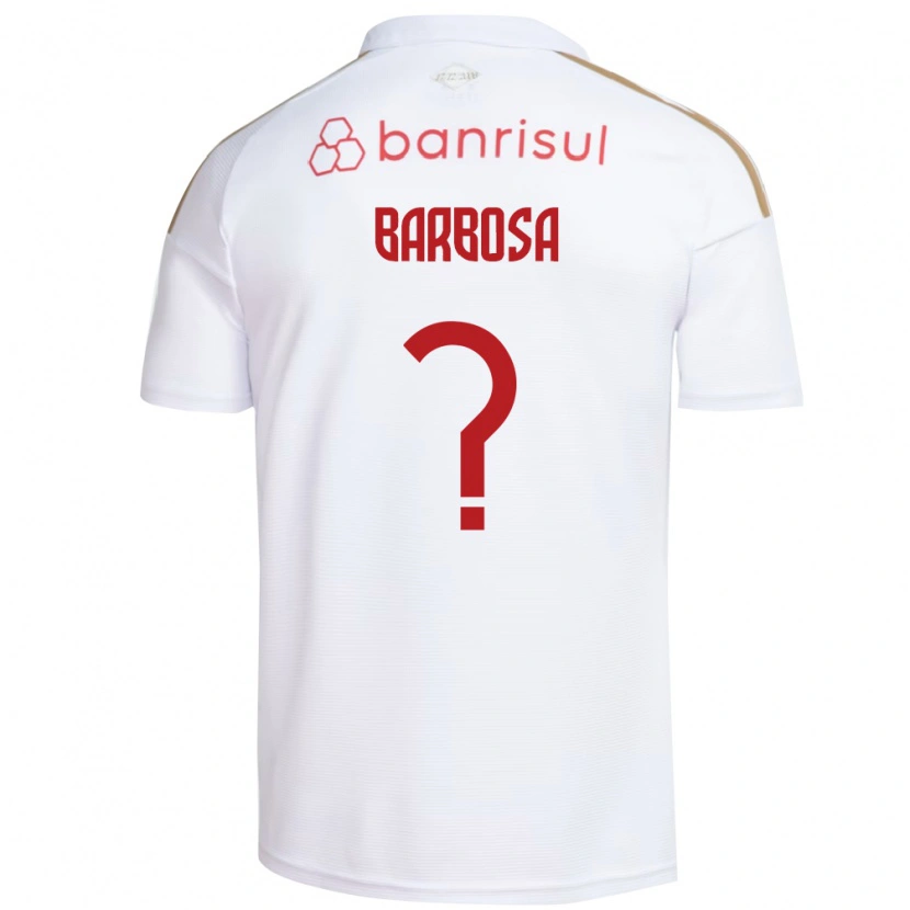 Danxen Damen Tiago Barbosa #0 Weiß Rot Auswärtstrikot Trikot 2026/27 T-Shirt