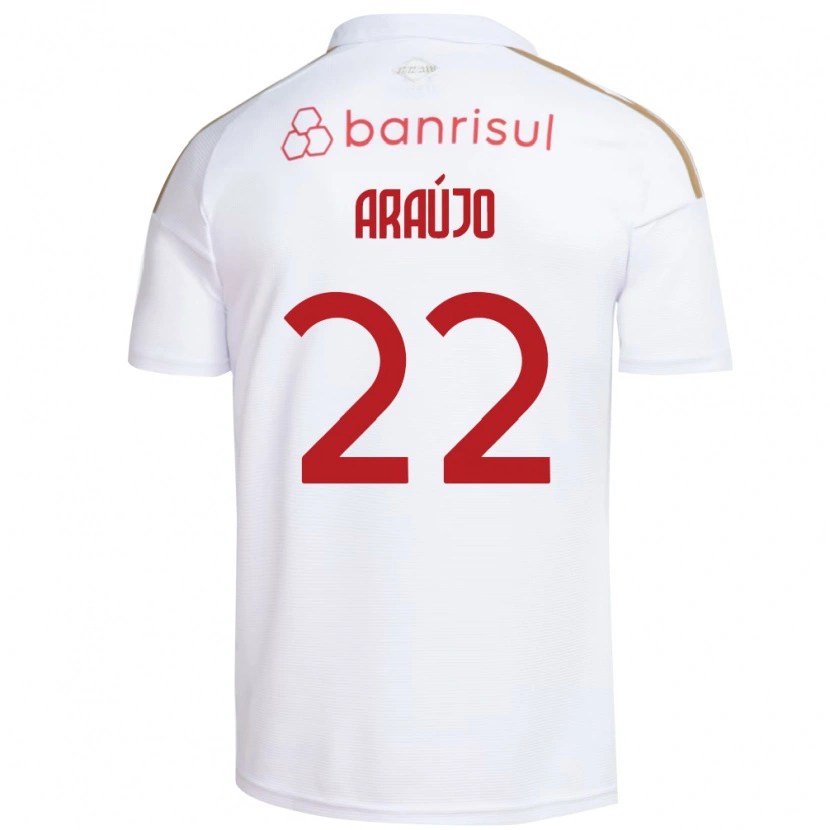 Danxen Damen Kelwin Araújo #22 Weiß Rot Auswärtstrikot Trikot 2026/27 T-Shirt