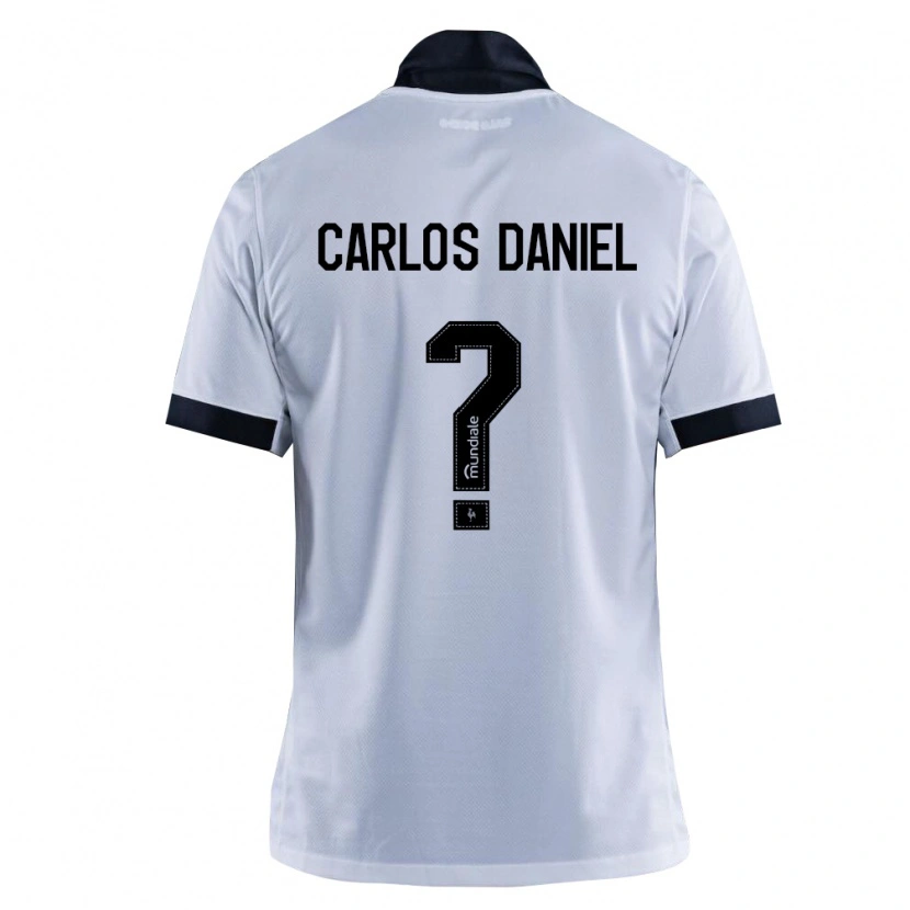 Danxen Damen Carlos Daniel #0 Schwarz Weiß Auswärtstrikot Trikot 2026/27 T-Shirt