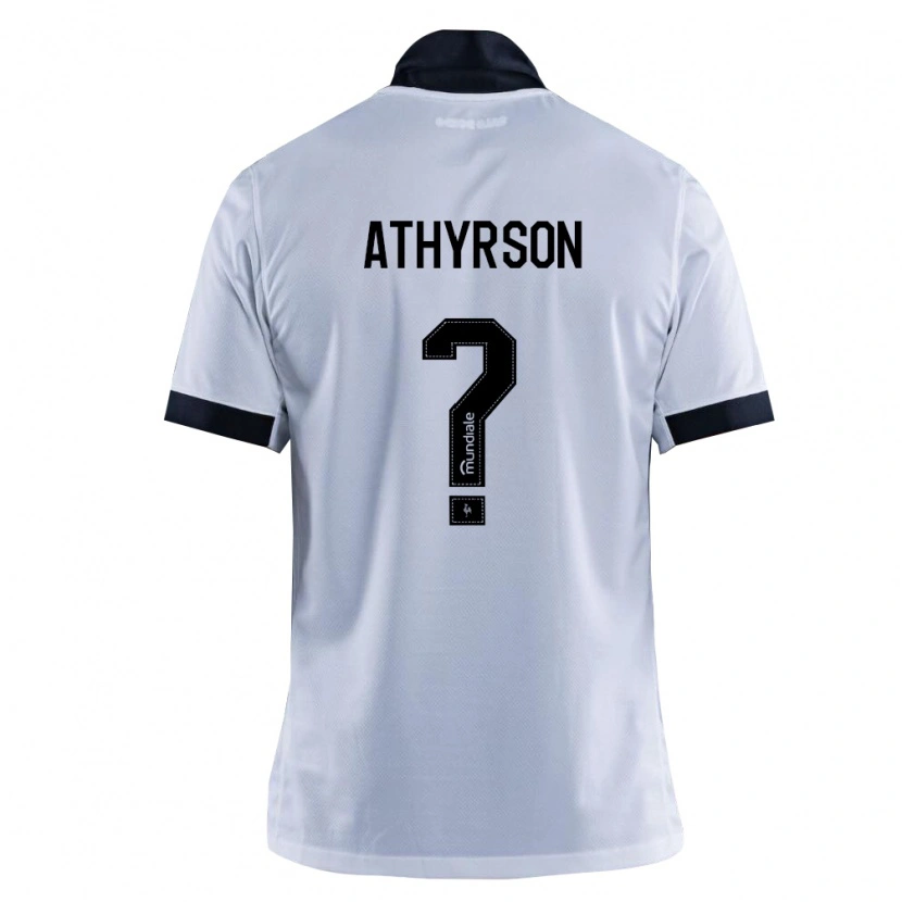 Danxen Damen Athyrson #0 Schwarz Weiß Auswärtstrikot Trikot 2026/27 T-Shirt