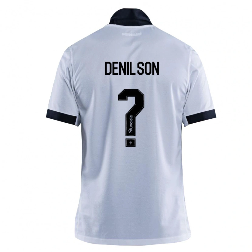 Danxen Damen Denilson #0 Schwarz Weiß Auswärtstrikot Trikot 2026/27 T-Shirt