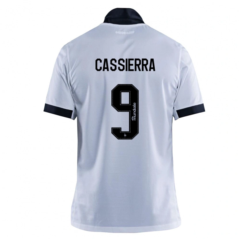 Danxen Damen Mateo Cassierra #9 Schwarz Weiß Auswärtstrikot Trikot 2026/27 T-Shirt