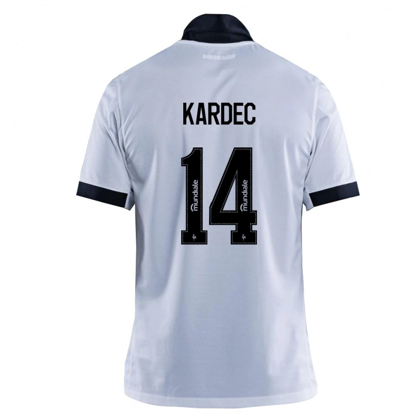 Danxen Damen Alan Kardec #14 Schwarz Weiß Auswärtstrikot Trikot 2026/27 T-Shirt