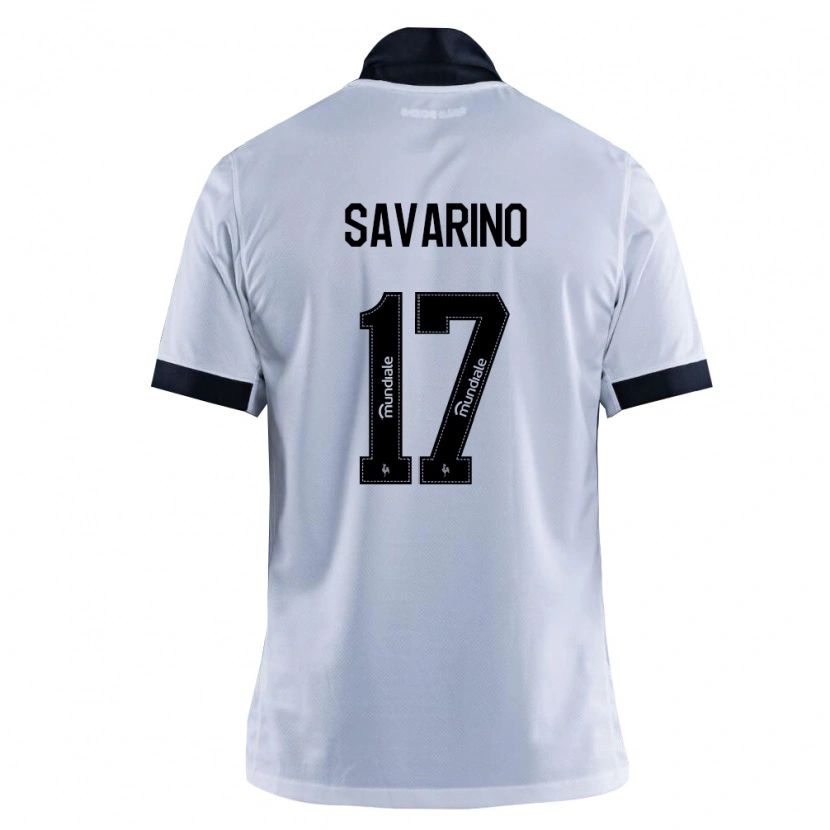 Danxen Damen Jefferson Savarino #17 Schwarz Weiß Auswärtstrikot Trikot 2026/27 T-Shirt