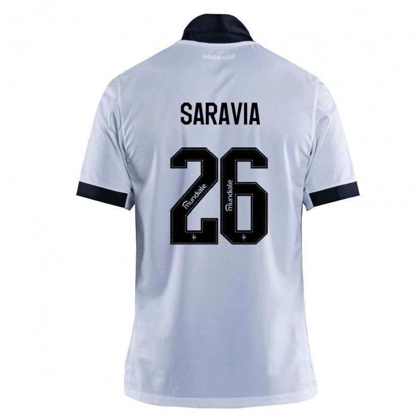 Danxen Damen Renzo Saravia #26 Schwarz Weiß Auswärtstrikot Trikot 2026/27 T-Shirt