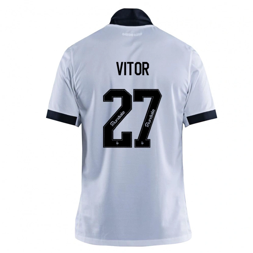 Danxen Damen Paulo Vitor #27 Schwarz Weiß Auswärtstrikot Trikot 2026/27 T-Shirt