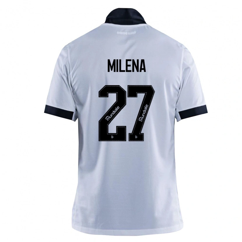 Danxen Damen Milena #27 Schwarz Weiß Auswärtstrikot Trikot 2026/27 T-Shirt