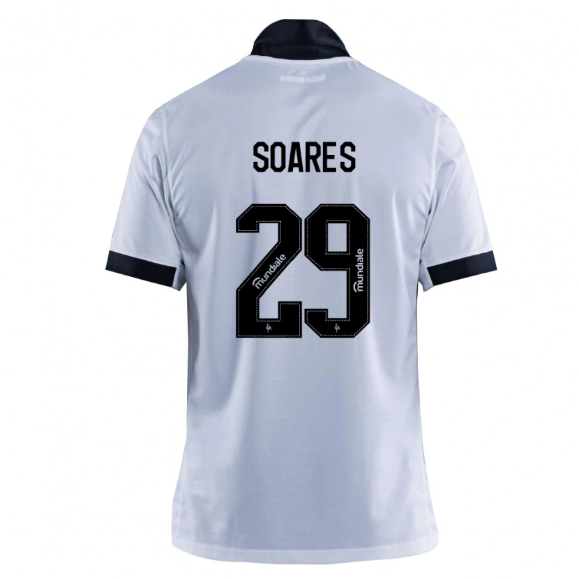 Danxen Damen Cauã Soares #29 Schwarz Weiß Auswärtstrikot Trikot 2026/27 T-Shirt