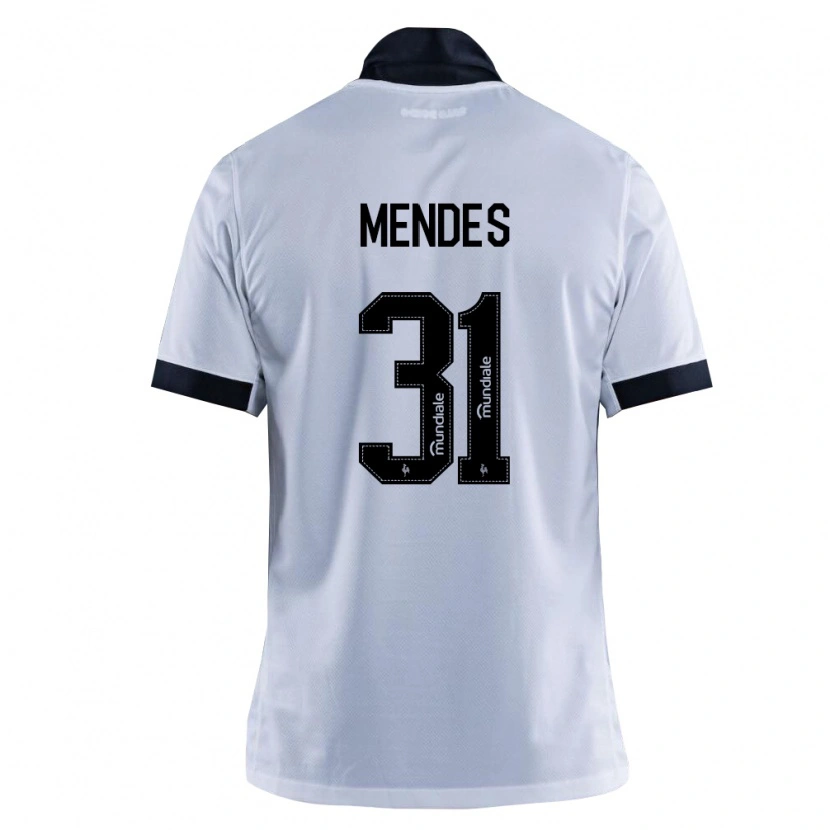 Danxen Damen Matheus Mendes #31 Schwarz Weiß Auswärtstrikot Trikot 2026/27 T-Shirt