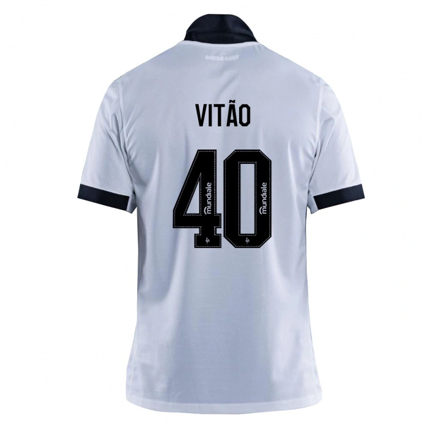 Danxen Damen Vitão #40 Schwarz Weiß Auswärtstrikot Trikot 2026/27 T-Shirt