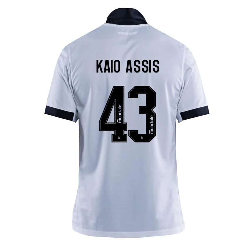 Danxen Damen Kaio Assis #43 Schwarz Weiß Auswärtstrikot Trikot 2026/27 T-Shirt