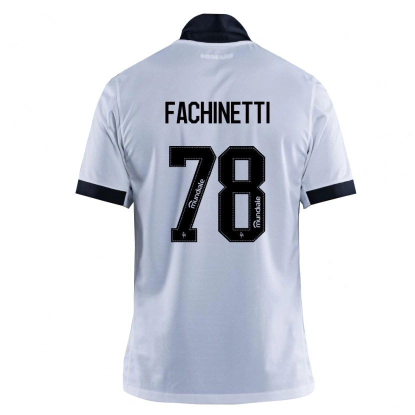 Danxen Damen Pedro Fachinetti #78 Schwarz Weiß Auswärtstrikot Trikot 2026/27 T-Shirt