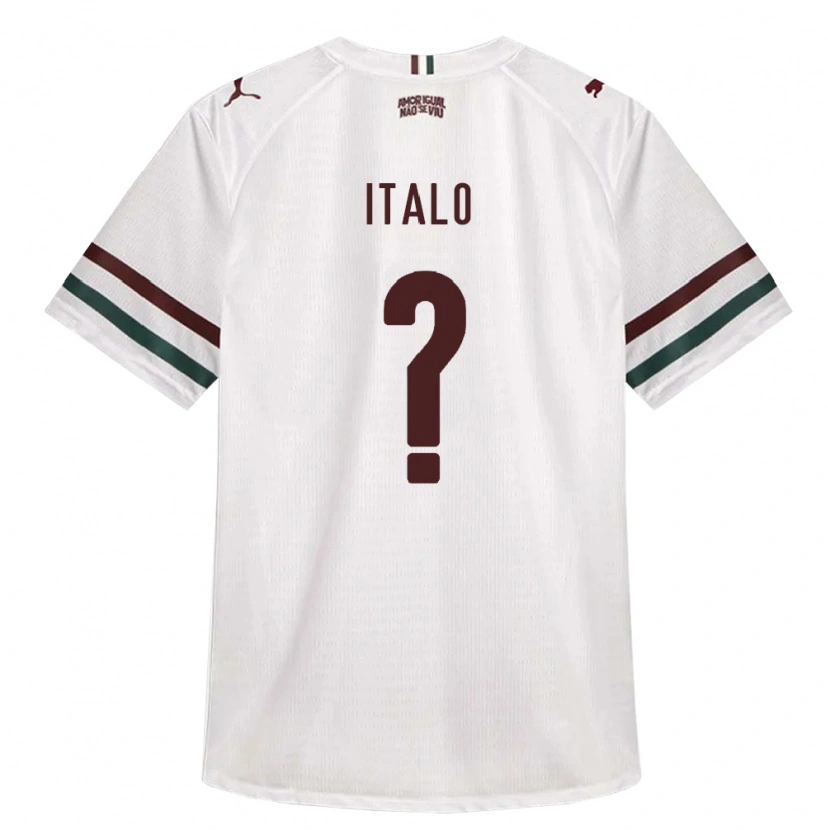 Danxen Damen Italo Vinicius Soares Da Silva Lopes #0 Weiß Grün Burgund Auswärtstrikot Trikot 2026/27 T-Shirt