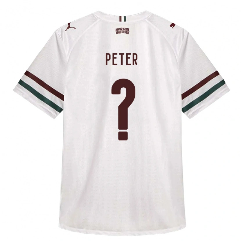 Danxen Damen Peter Carvalho Dos Santos #0 Weiß Grün Burgund Auswärtstrikot Trikot 2026/27 T-Shirt