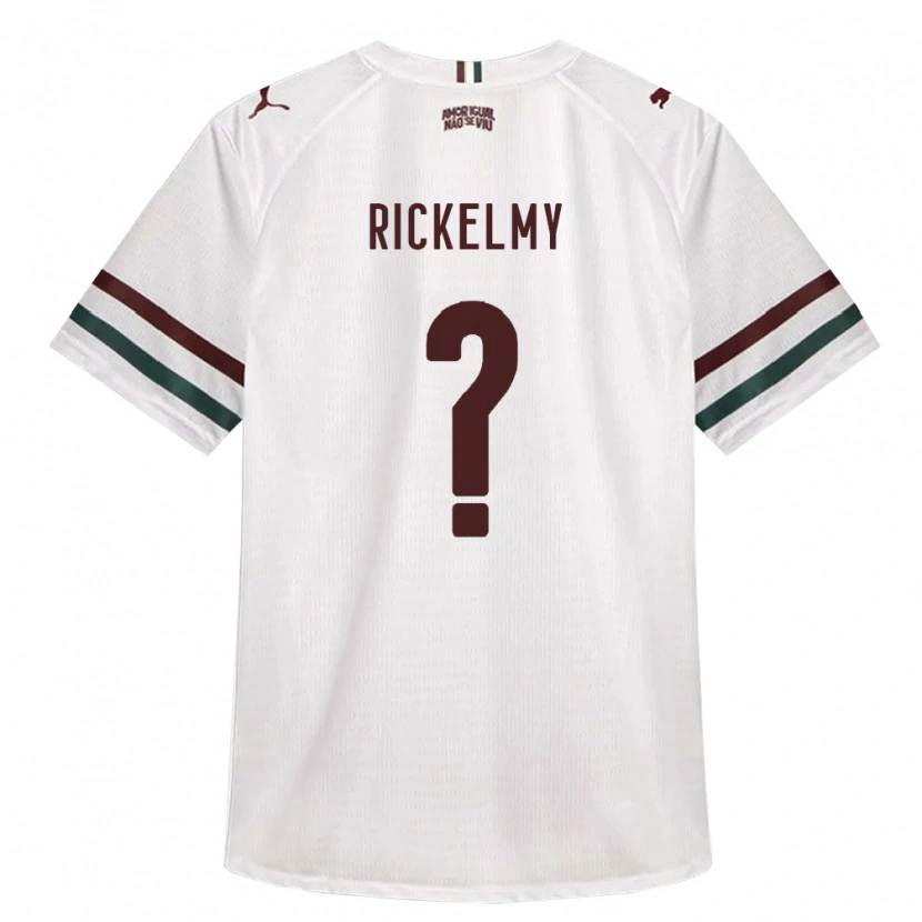 Danxen Damen Rickelmy Santos Moreira #0 Weiß Grün Burgund Auswärtstrikot Trikot 2026/27 T-Shirt