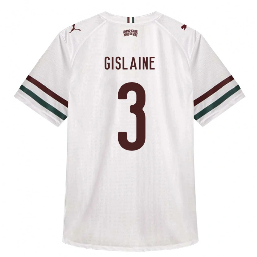 Danxen Damen Gislaine #3 Weiß Grün Burgund Auswärtstrikot Trikot 2026/27 T-Shirt