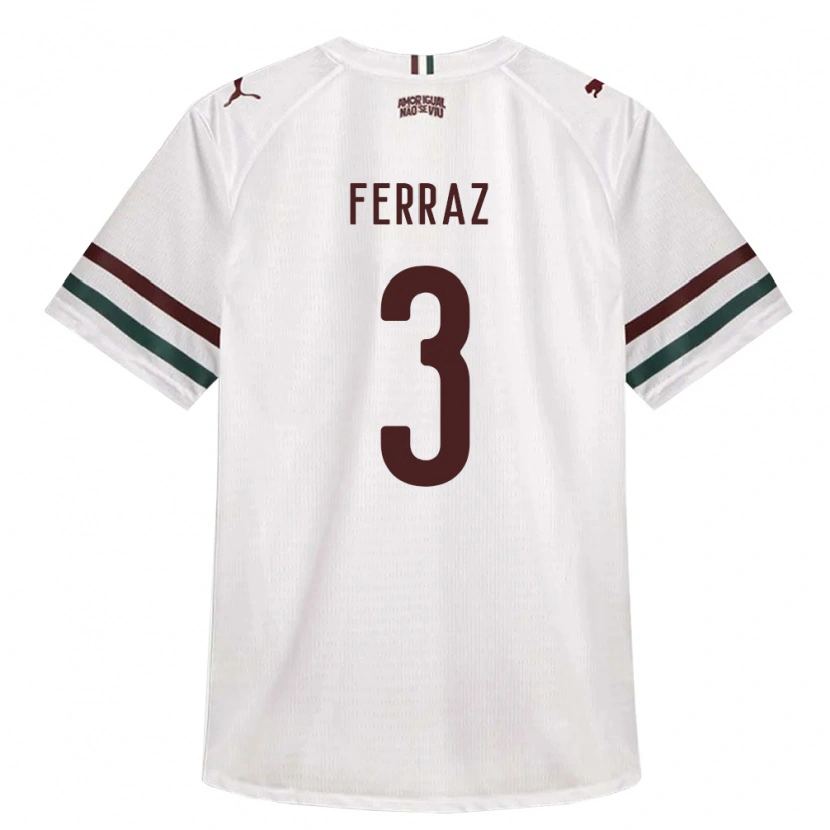 Danxen Damen Matheus Ferraz #3 Weiß Grün Burgund Auswärtstrikot Trikot 2026/27 T-Shirt