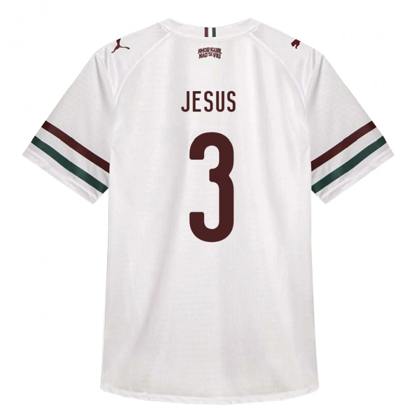 Danxen Damen Alexandre Jesus #3 Weiß Grün Burgund Auswärtstrikot Trikot 2026/27 T-Shirt