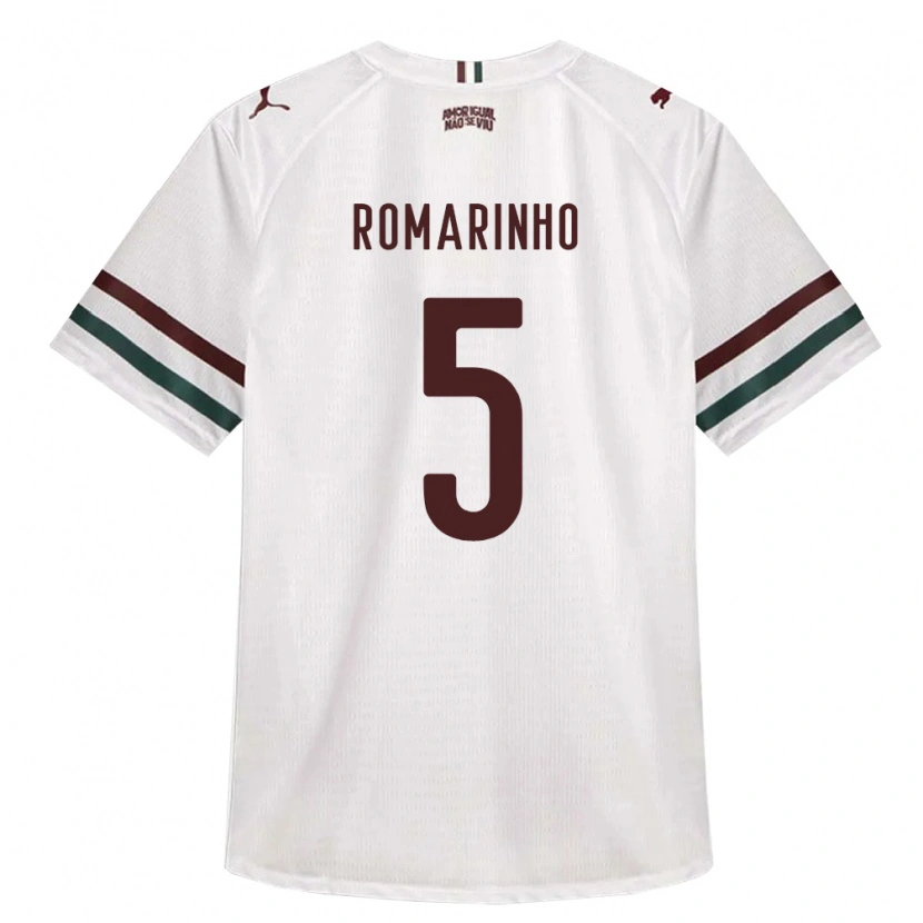 Danxen Damen Romarinho #5 Weiß Grün Burgund Auswärtstrikot Trikot 2026/27 T-Shirt