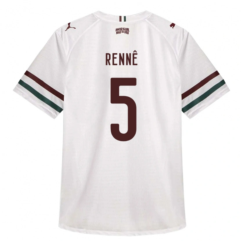 Danxen Damen Rian Rennê #5 Weiß Grün Burgund Auswärtstrikot Trikot 2026/27 T-Shirt