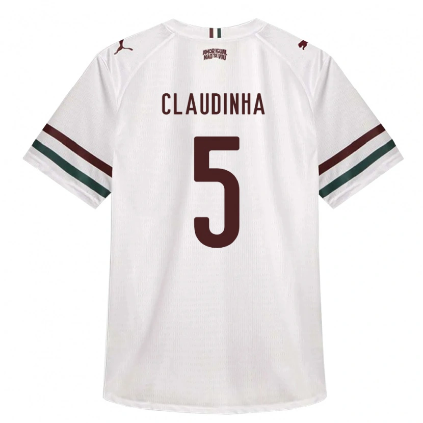 Danxen Damen Claudinha #5 Weiß Grün Burgund Auswärtstrikot Trikot 2026/27 T-Shirt