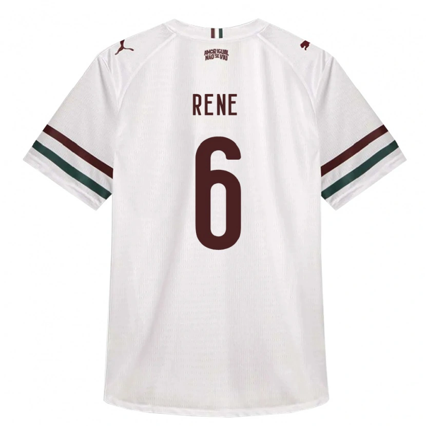 Danxen Damen Renê Rodrigues Martins #6 Weiß Grün Burgund Auswärtstrikot Trikot 2026/27 T-Shirt