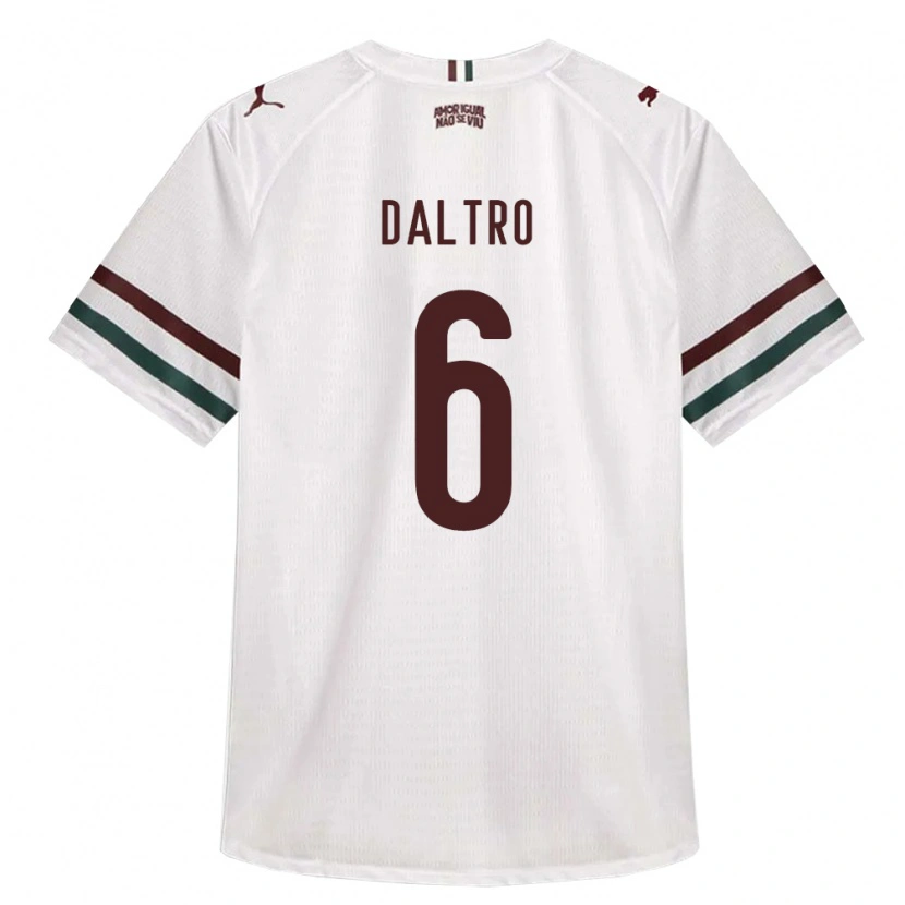 Danxen Damen Erick Daltro #6 Weiß Grün Burgund Auswärtstrikot Trikot 2026/27 T-Shirt