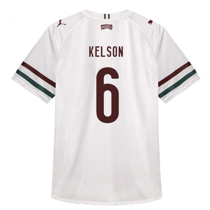 Danxen Damen Francisco Kelson Silva De Sousa #6 Weiß Grün Burgund Auswärtstrikot Trikot 2026/27 T-Shirt