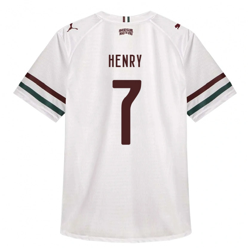 Danxen Damen Paul Henry #7 Weiß Grün Burgund Auswärtstrikot Trikot 2026/27 T-Shirt