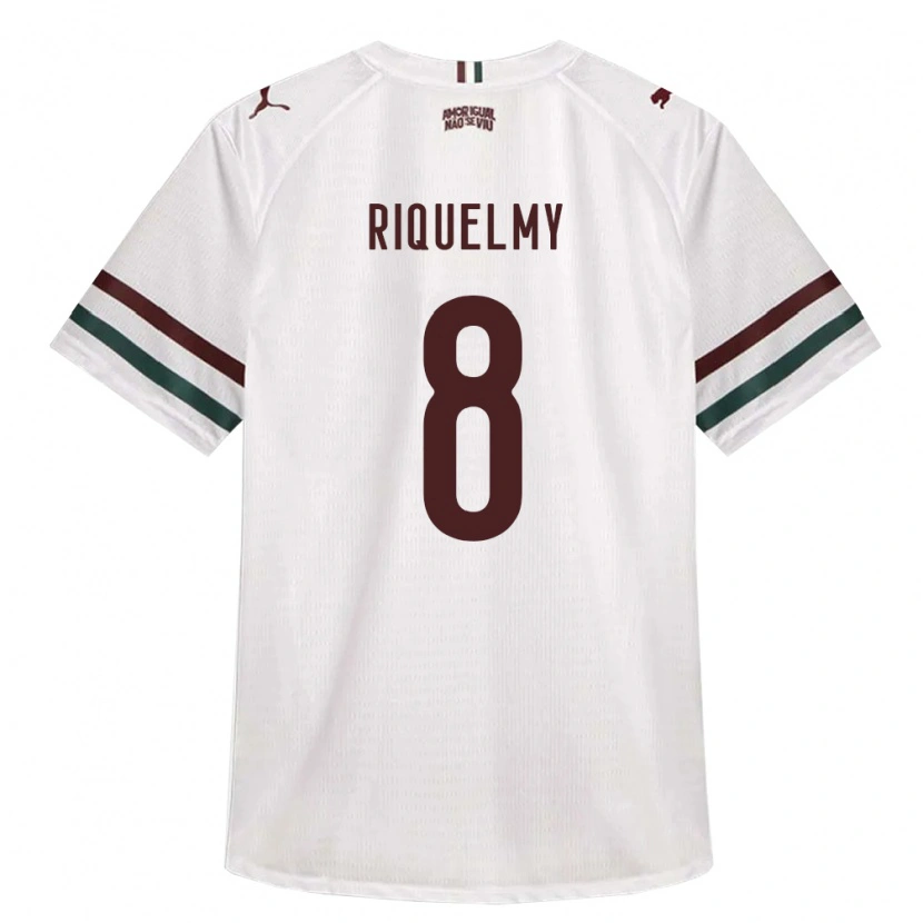 Danxen Damen Riquelmy Tavares #8 Weiß Grün Burgund Auswärtstrikot Trikot 2026/27 T-Shirt