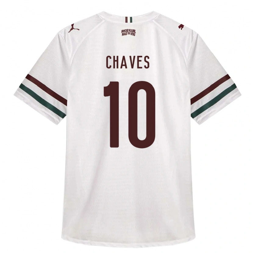 Danxen Damen Carol Chaves #10 Weiß Grün Burgund Auswärtstrikot Trikot 2026/27 T-Shirt
